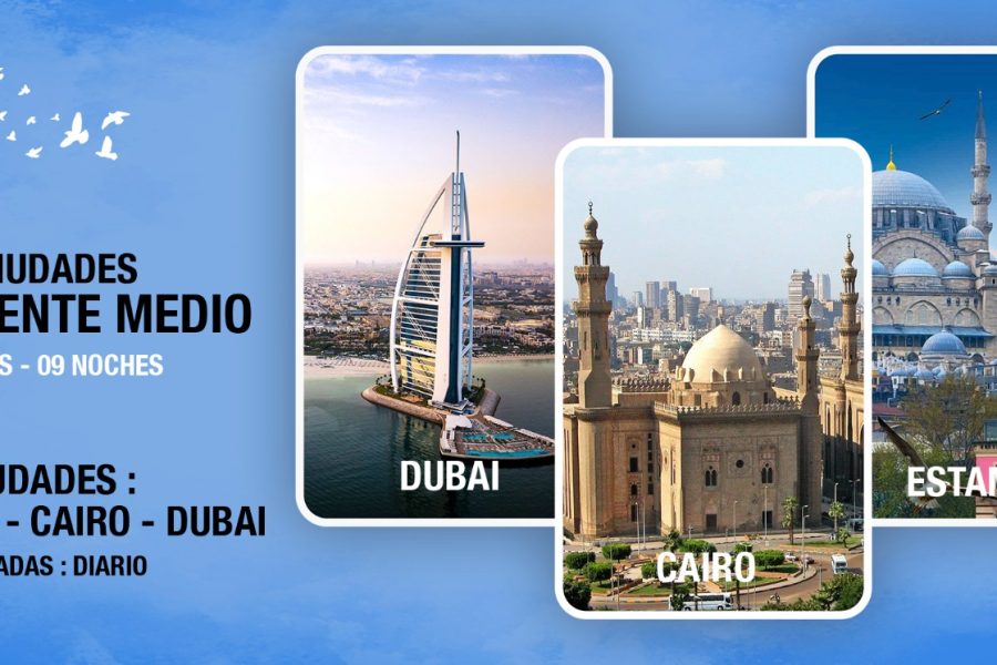 3 CIUDADES DE ORIENTE MEDIO